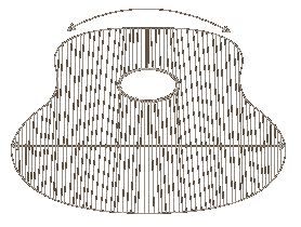 Compound curve top